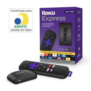 Internet das Coisas: Roku Express Streaming Player Full Hd